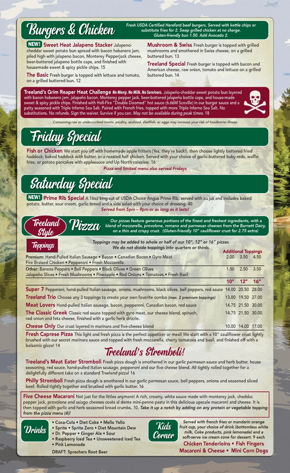 Treeland Menu-2026