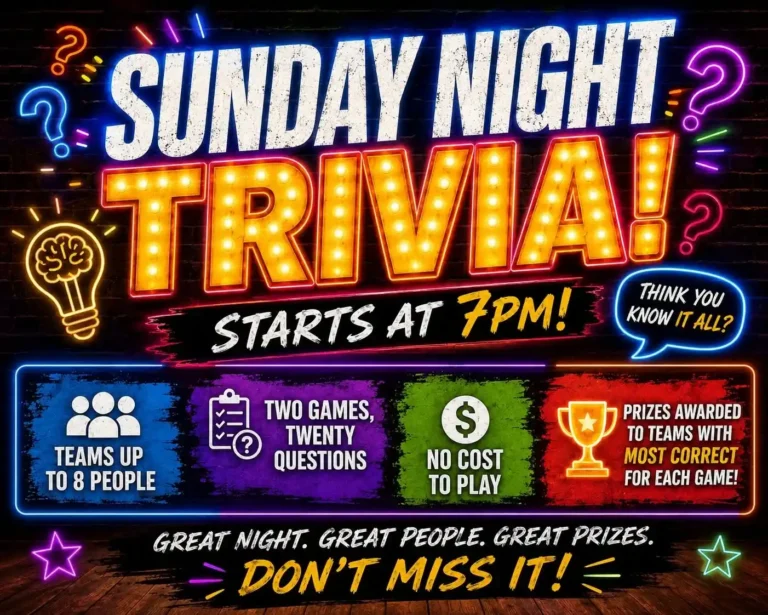 Sunday Night Trivia